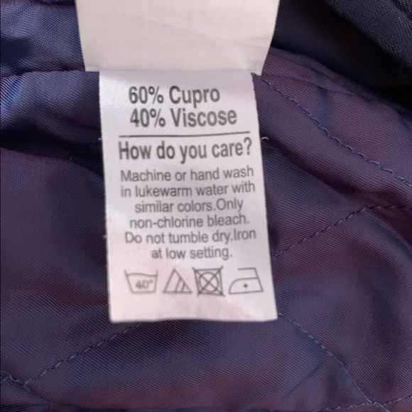 Fall Men's Soft Suede Button Up Long Sleeve Bomber Jacket in Navy Blue (XS) - Picture 5 of 6